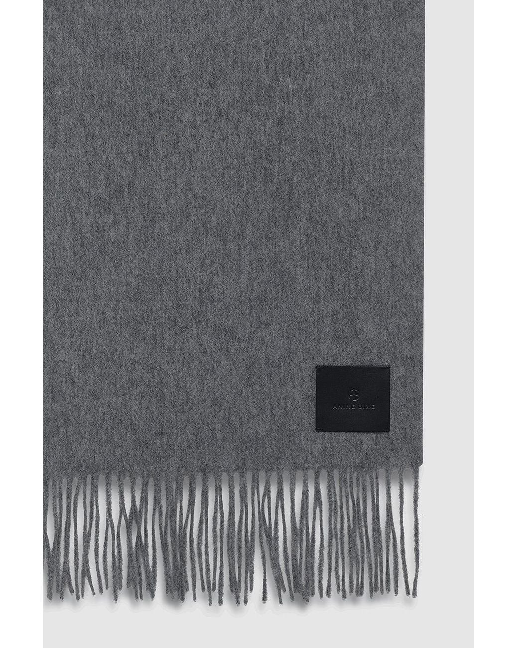 Anine Bing Gray Augustina Scarf