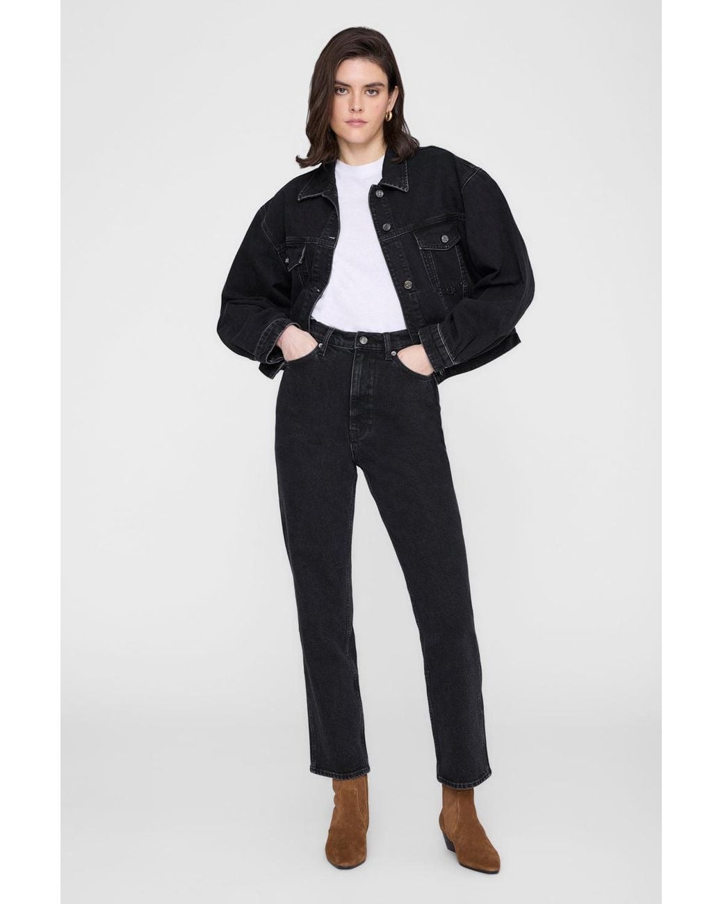 Anine Bing Blue Quincy Jacket