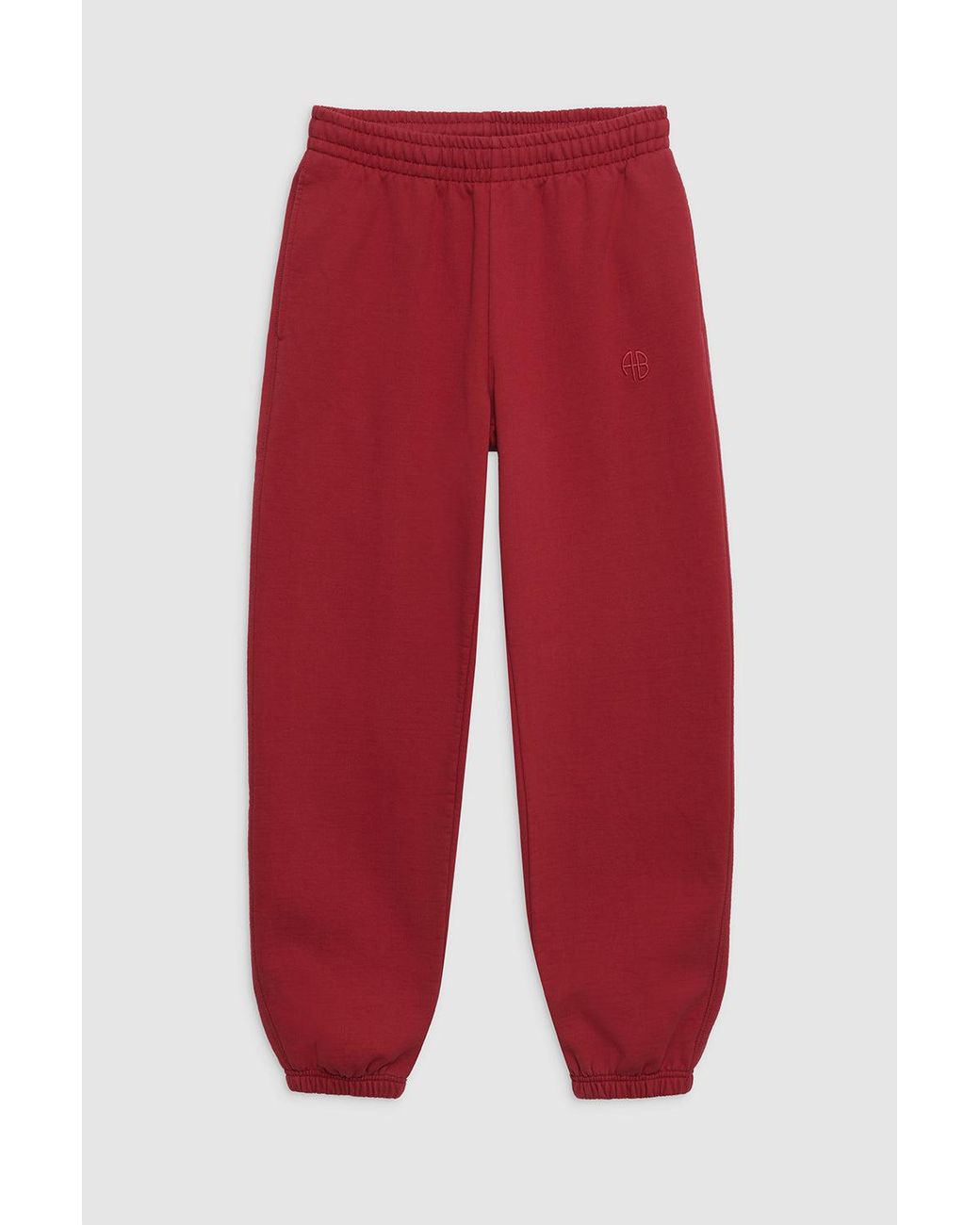 Anine Bing Red Karter Jogger