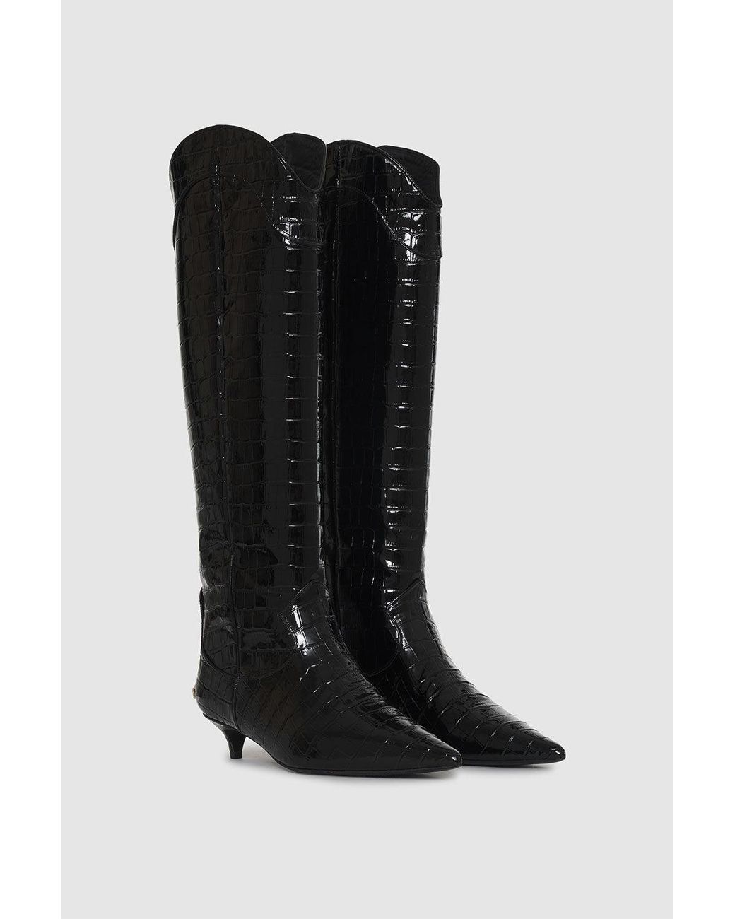 Anine Bing Black Tall Rae Boots