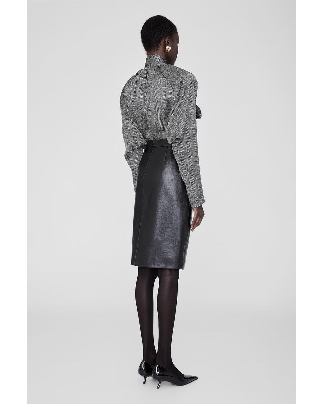 Anine Bing Gray Rachel Top