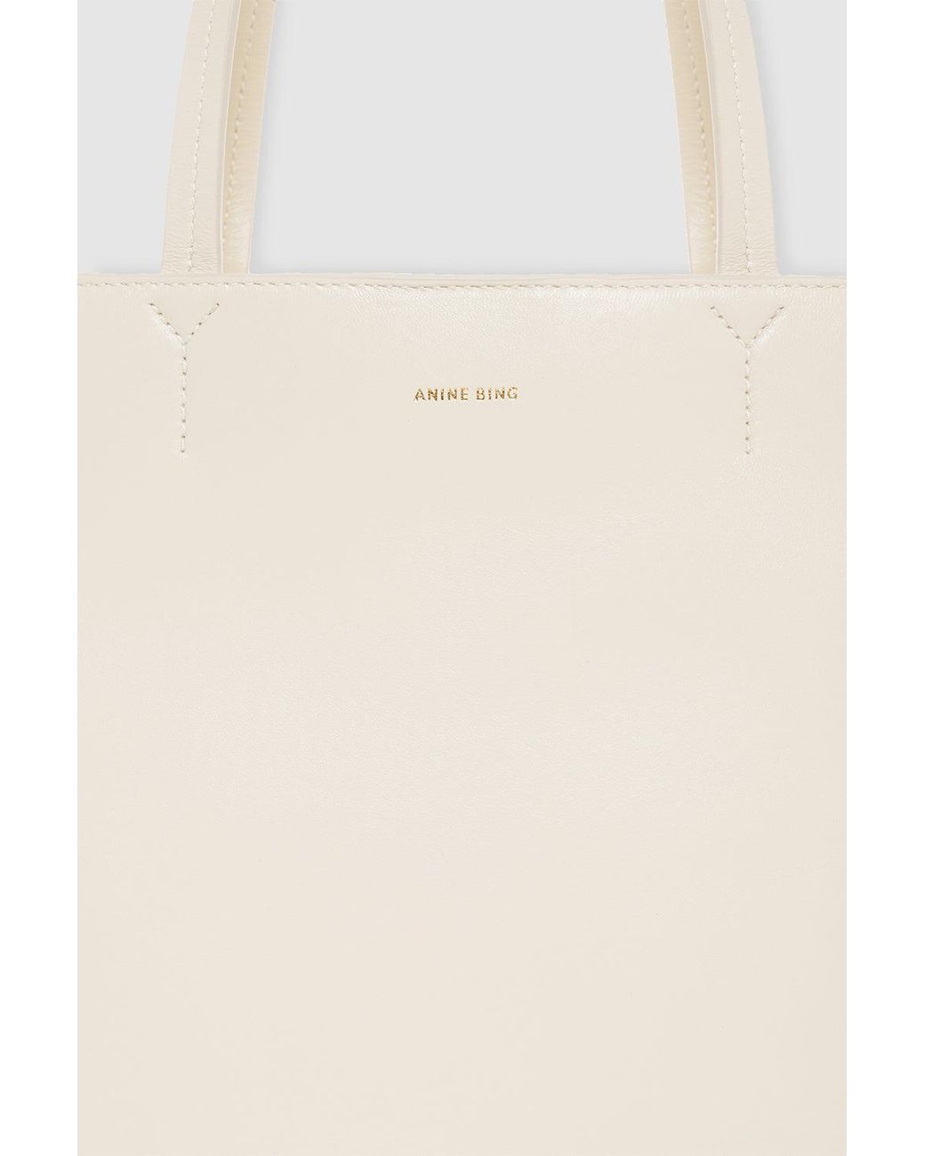 Anine Bing Natural Small Elly Tote