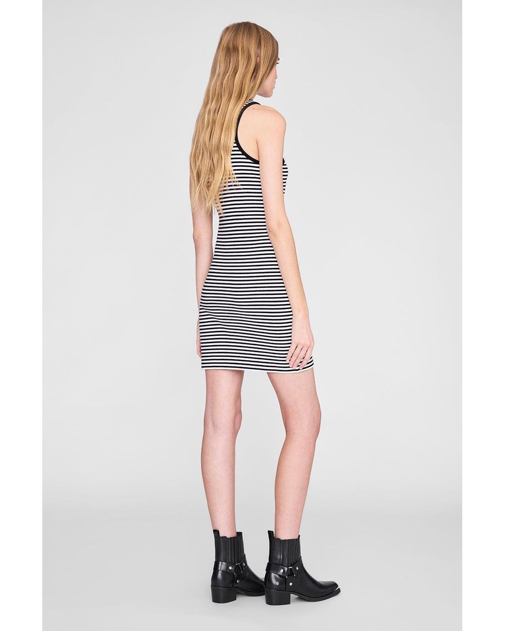 Anine Bing White Cole Dress