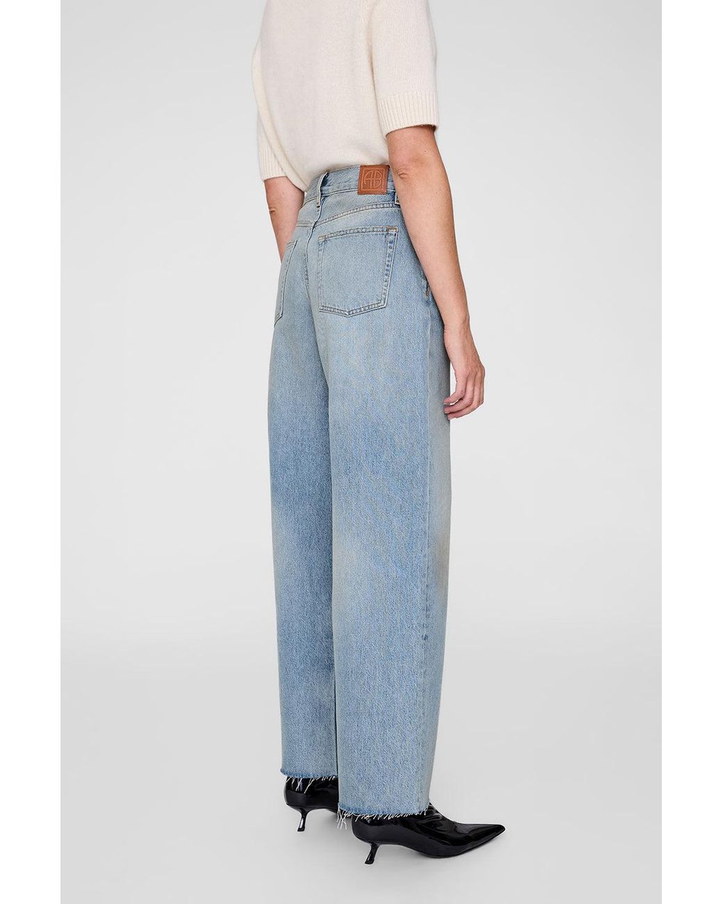 Anine Bing Blue Manon Jean