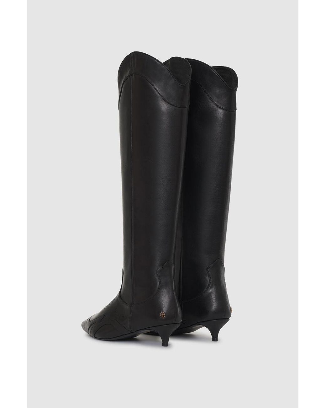 Anine Bing Black Tall Rae Boots