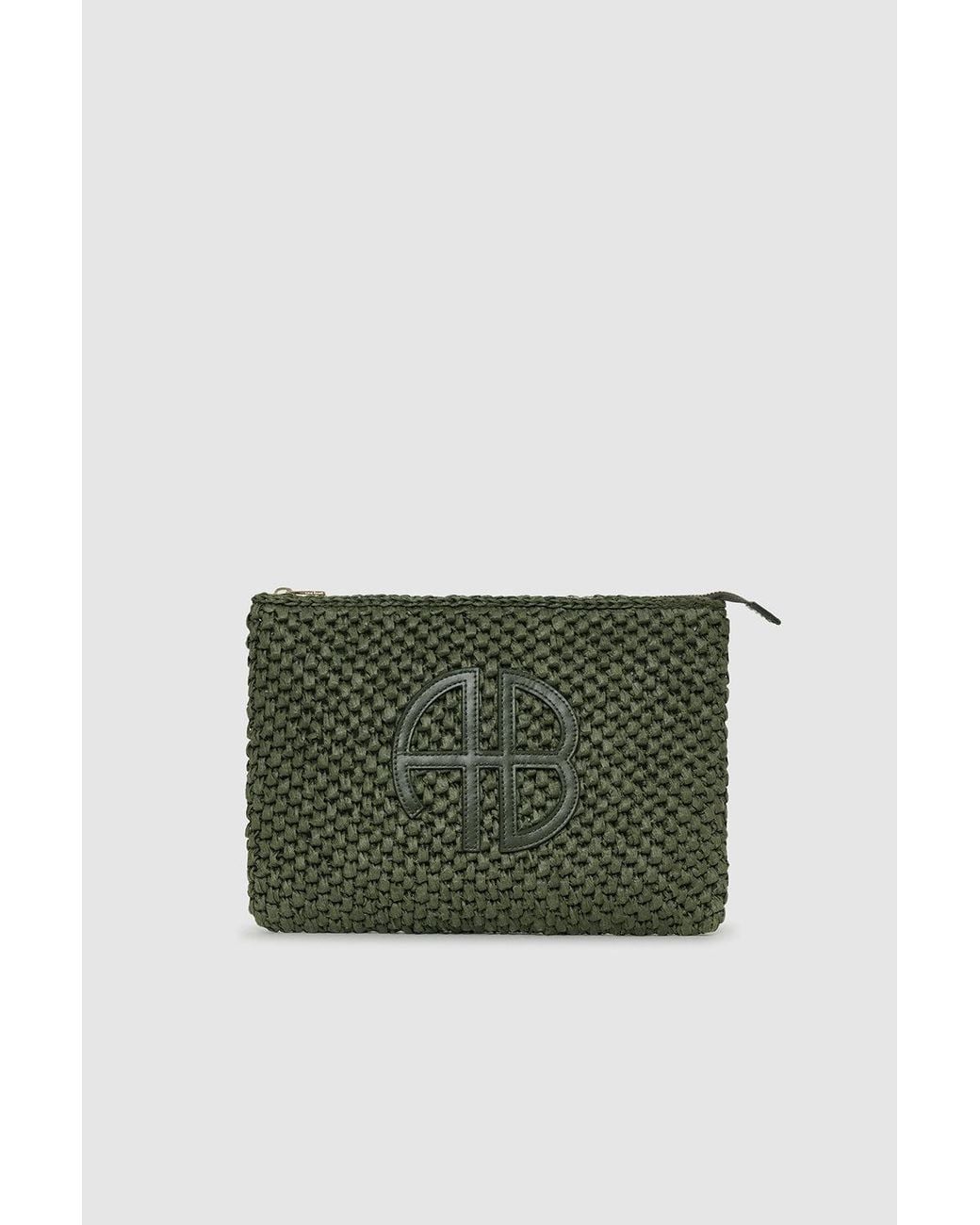 Anine Bing Green Rio Pouch