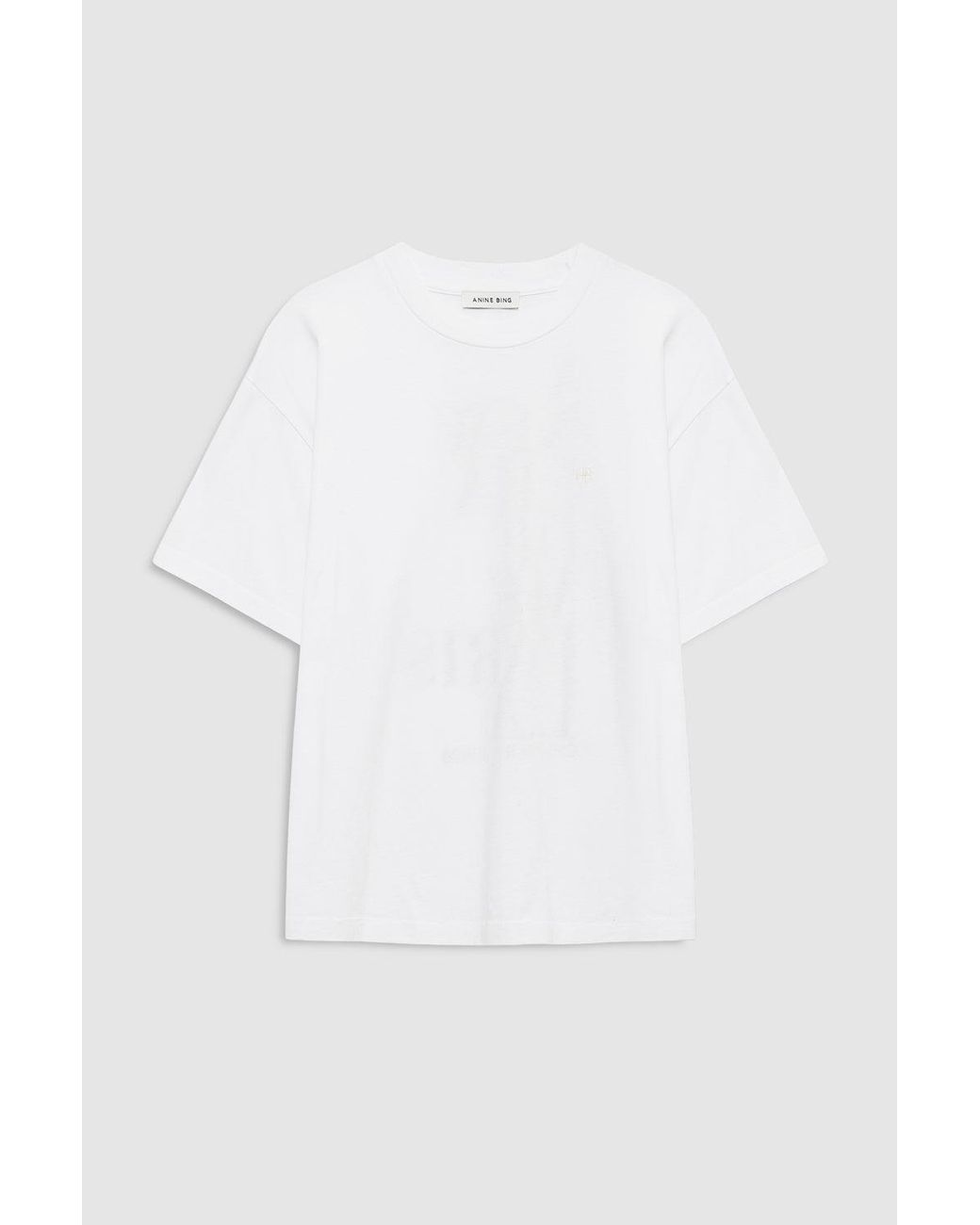 Anine Bing White Cade Tee New Era Of Me