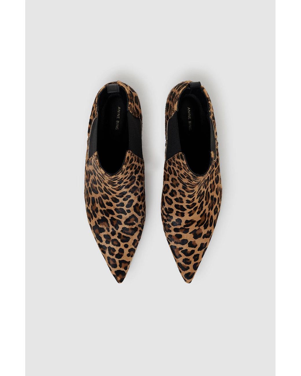 Anine Bing Brown Stevie Boots Calf Hair