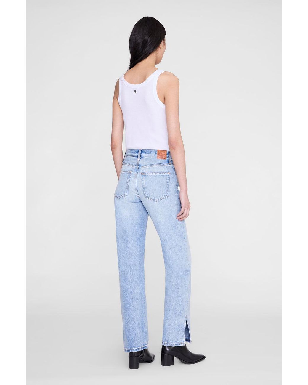 Anine Bing Blue Sixtine Tank Top