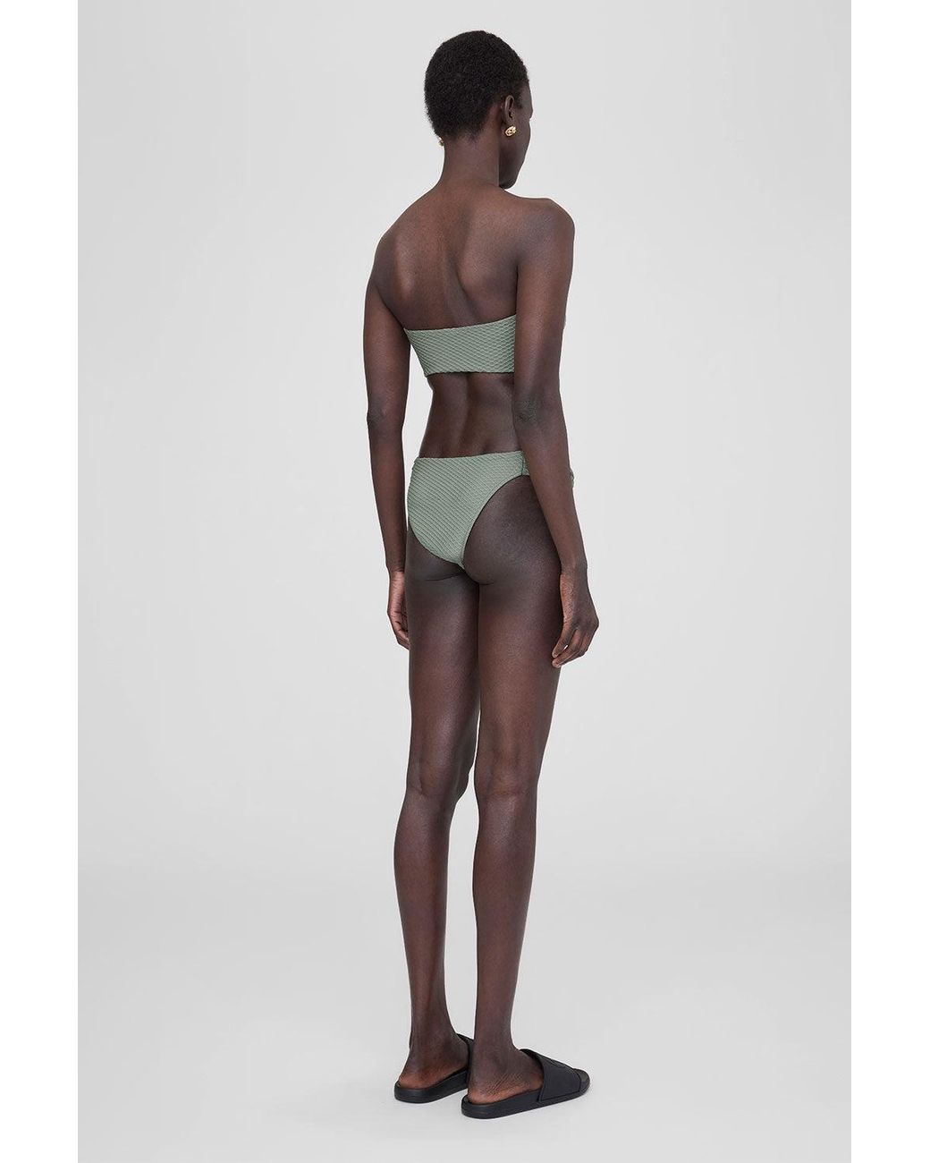 Anine Bing Green Naya Bikini Bottom