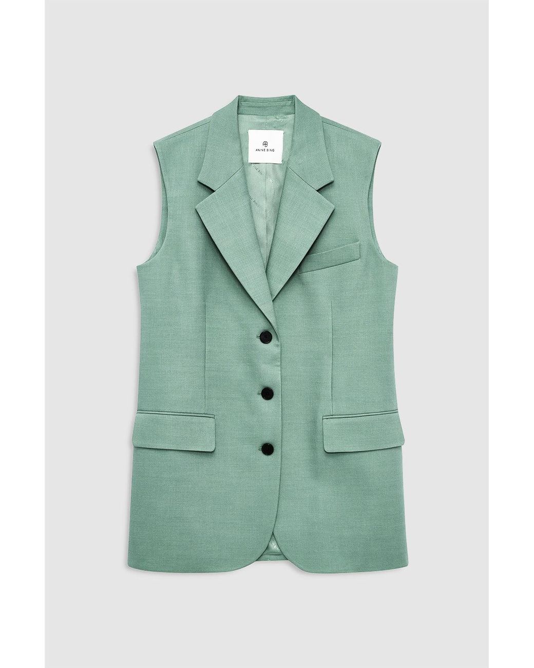 Anine Bing Green Sara Vest