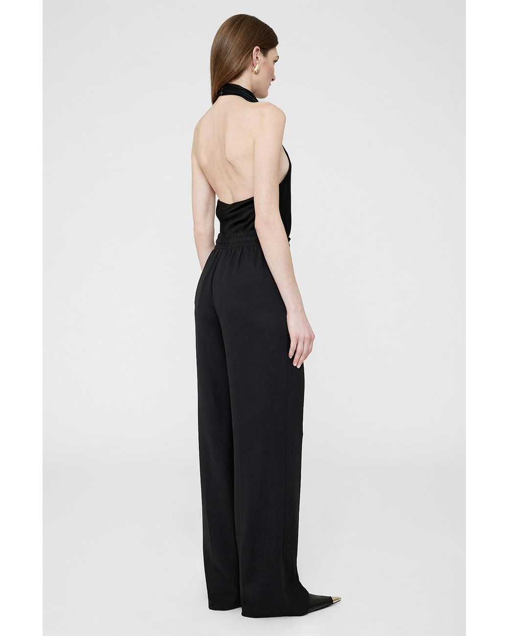 Anine Bing Black Soto Pant