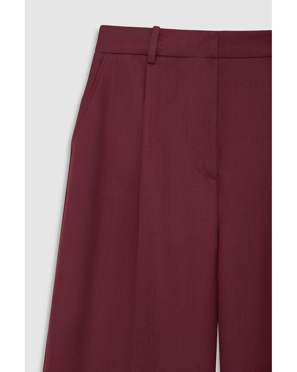 Anine Bing Red Paola Trouser