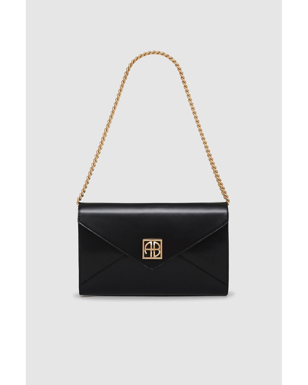 Anine Bing Black Elly Clutch