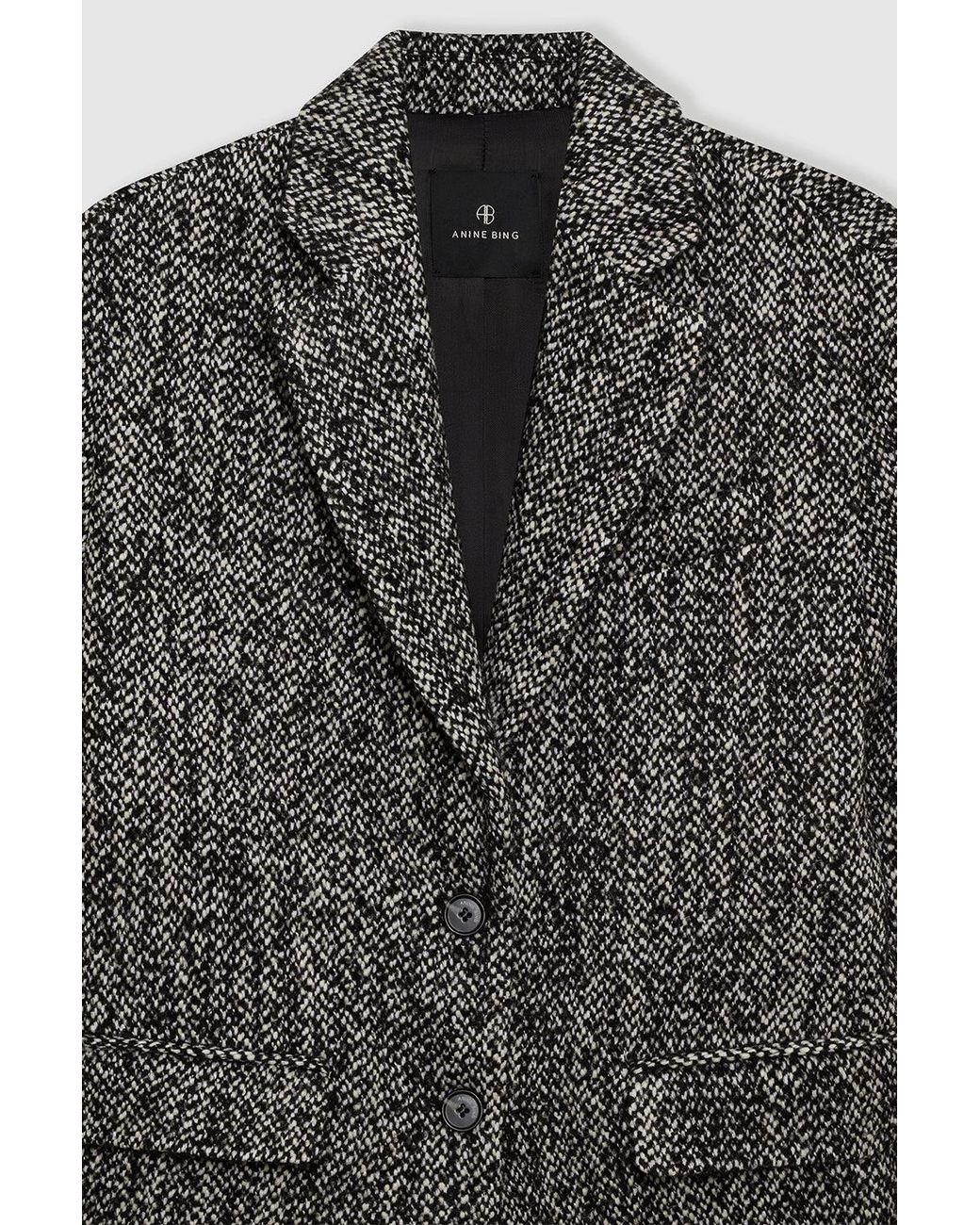 Anine Bing Blue Quinn Blazer