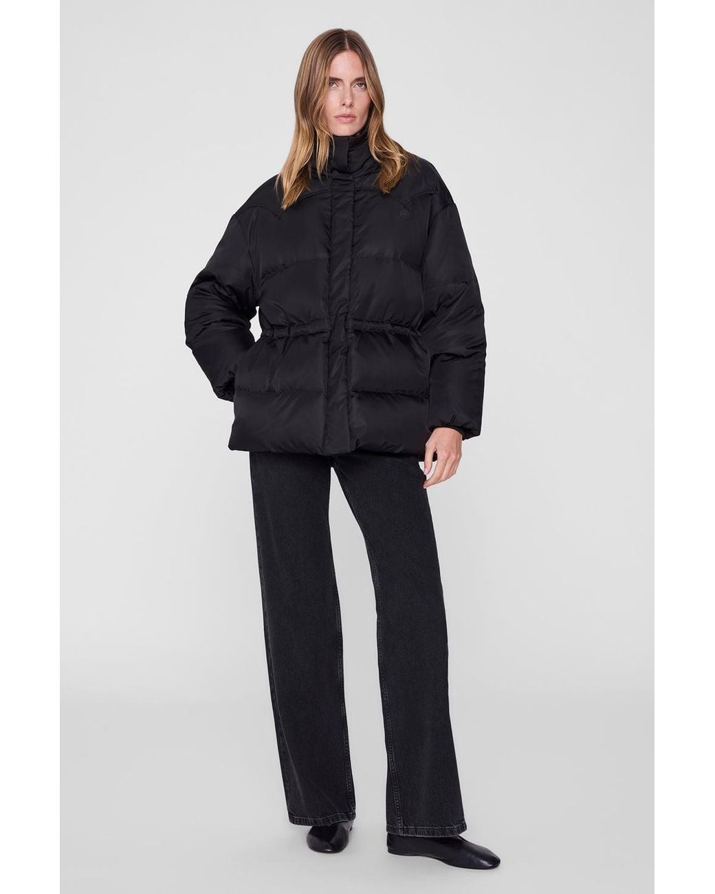 Anine Bing Blue Oslo Long Puffer