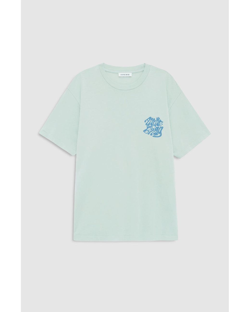 Anine Bing Blue Cade Tee Wave