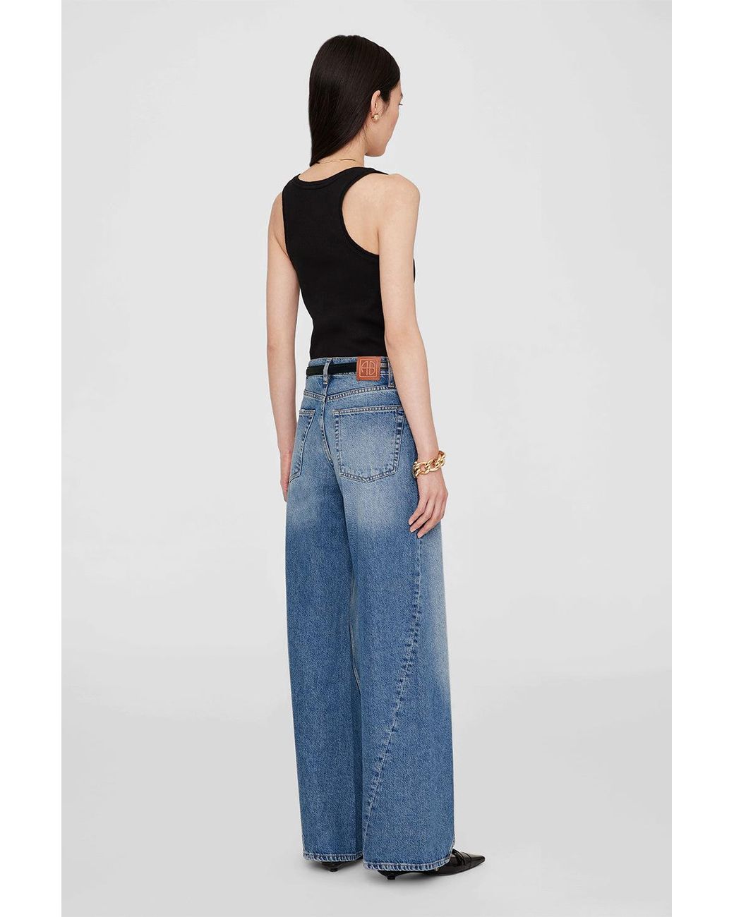 Anine Bing Blue Alessia Tank