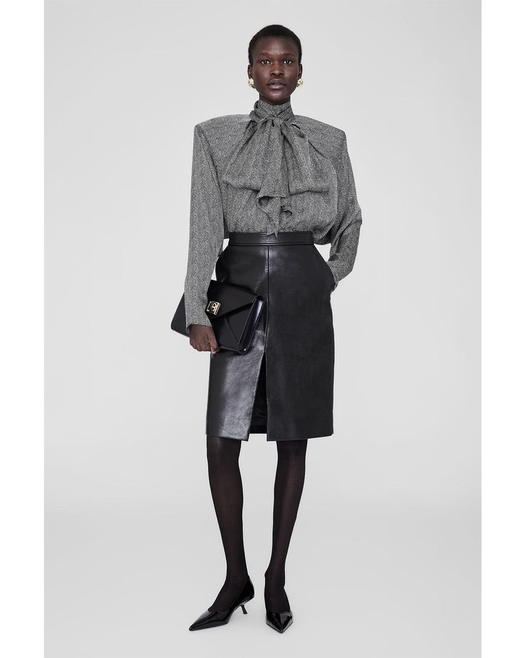 Anine Bing Gray Rachel Top