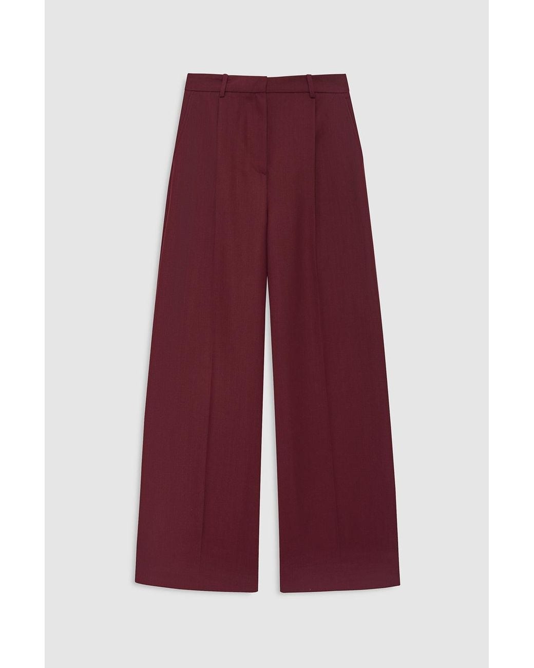 Anine Bing Red Paola Trouser