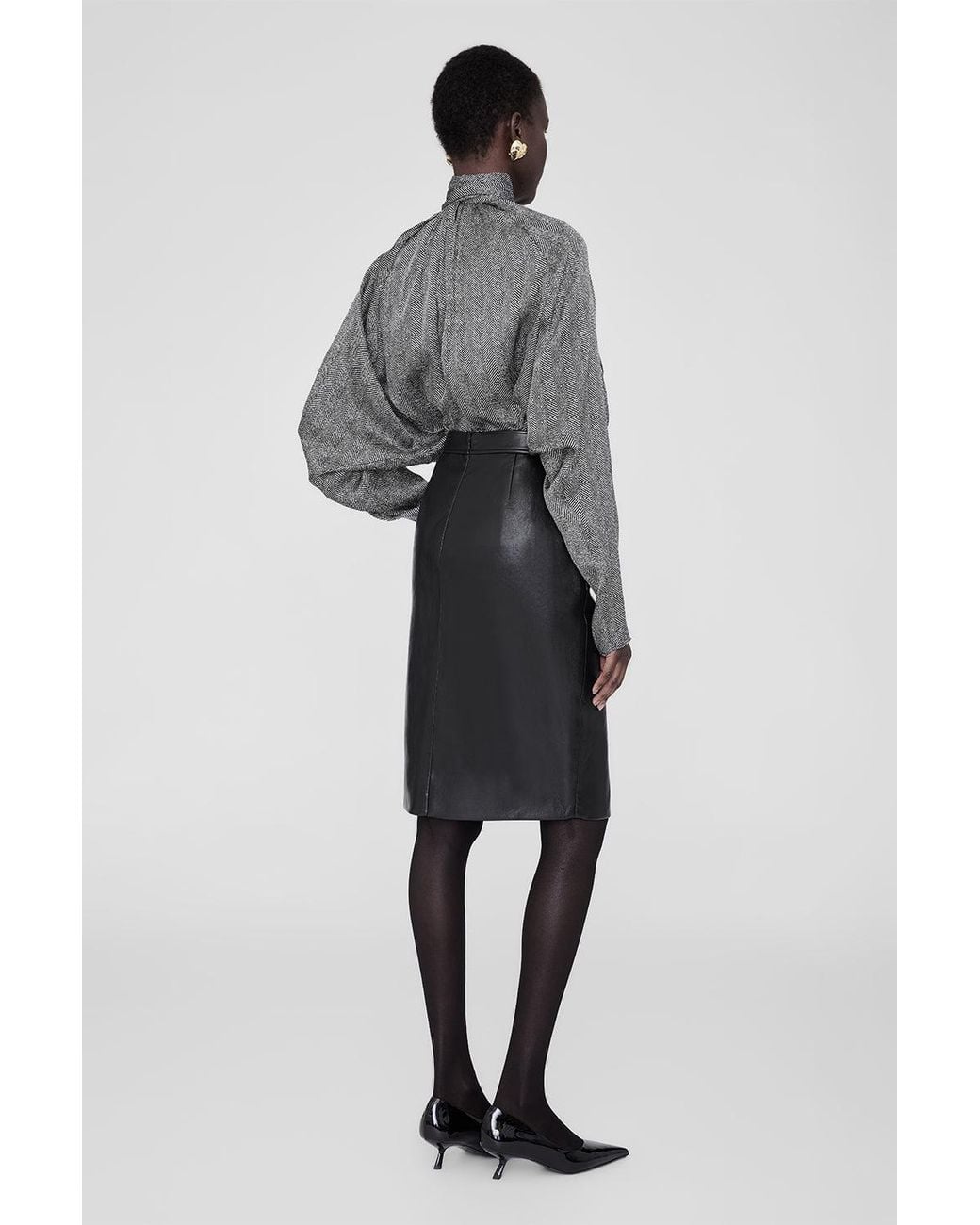 Anine Bing Gray Rachel Top