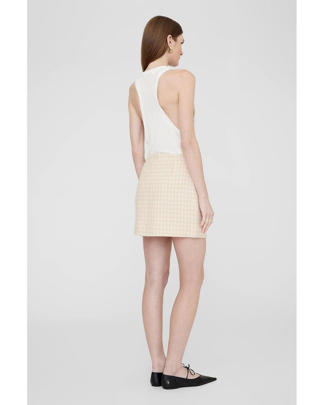 Anine Bing Natural Vanessa Skirt