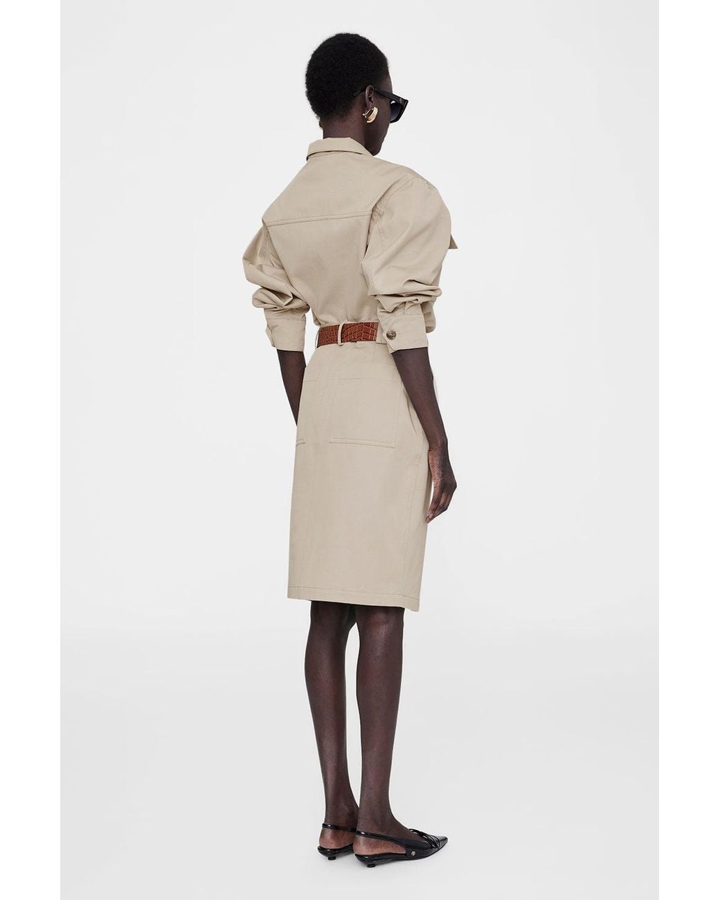 Anine Bing Natural Zaire Skirt
