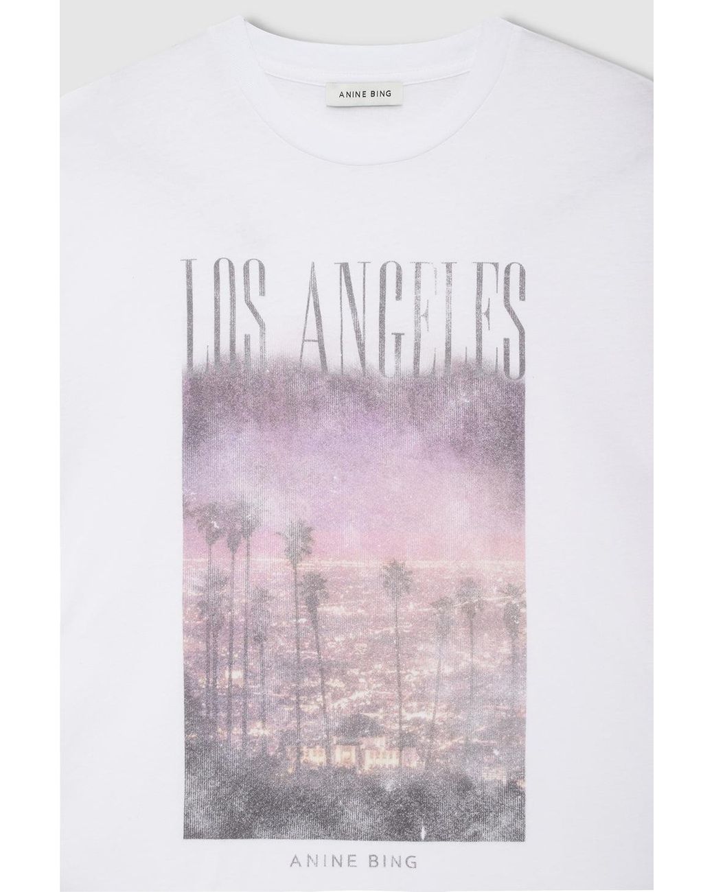 Anine Bing Blue Cade Tee Los Angeles