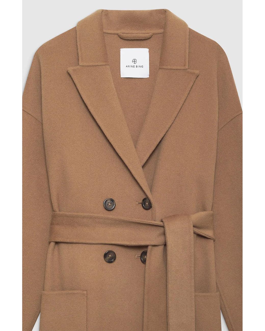 Anine Bing Natural Dylan Coat