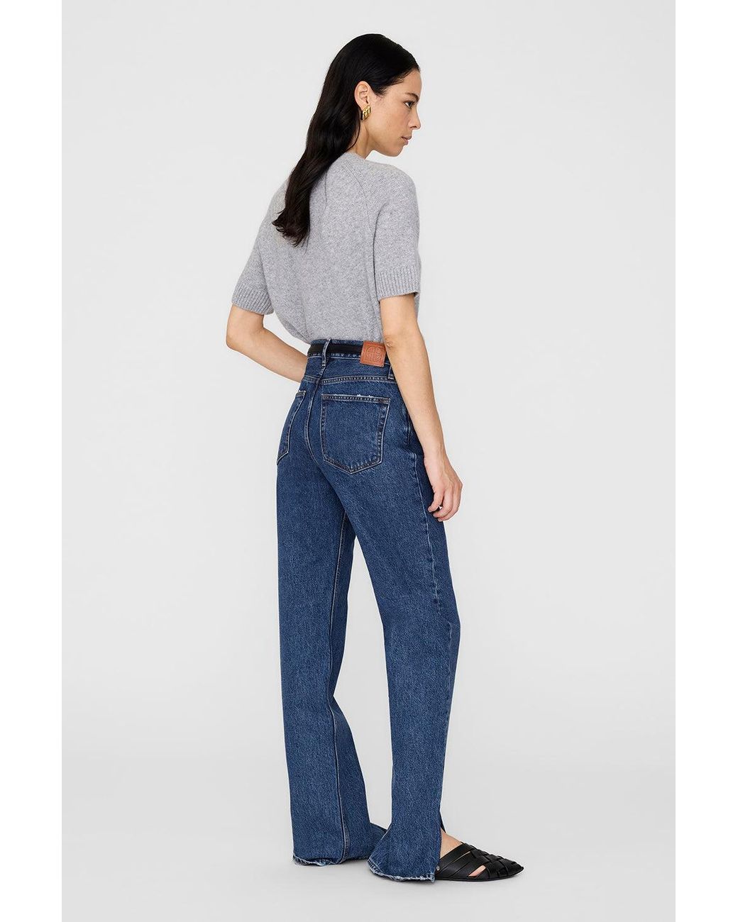 Anine Bing Blue Jackson Sweater