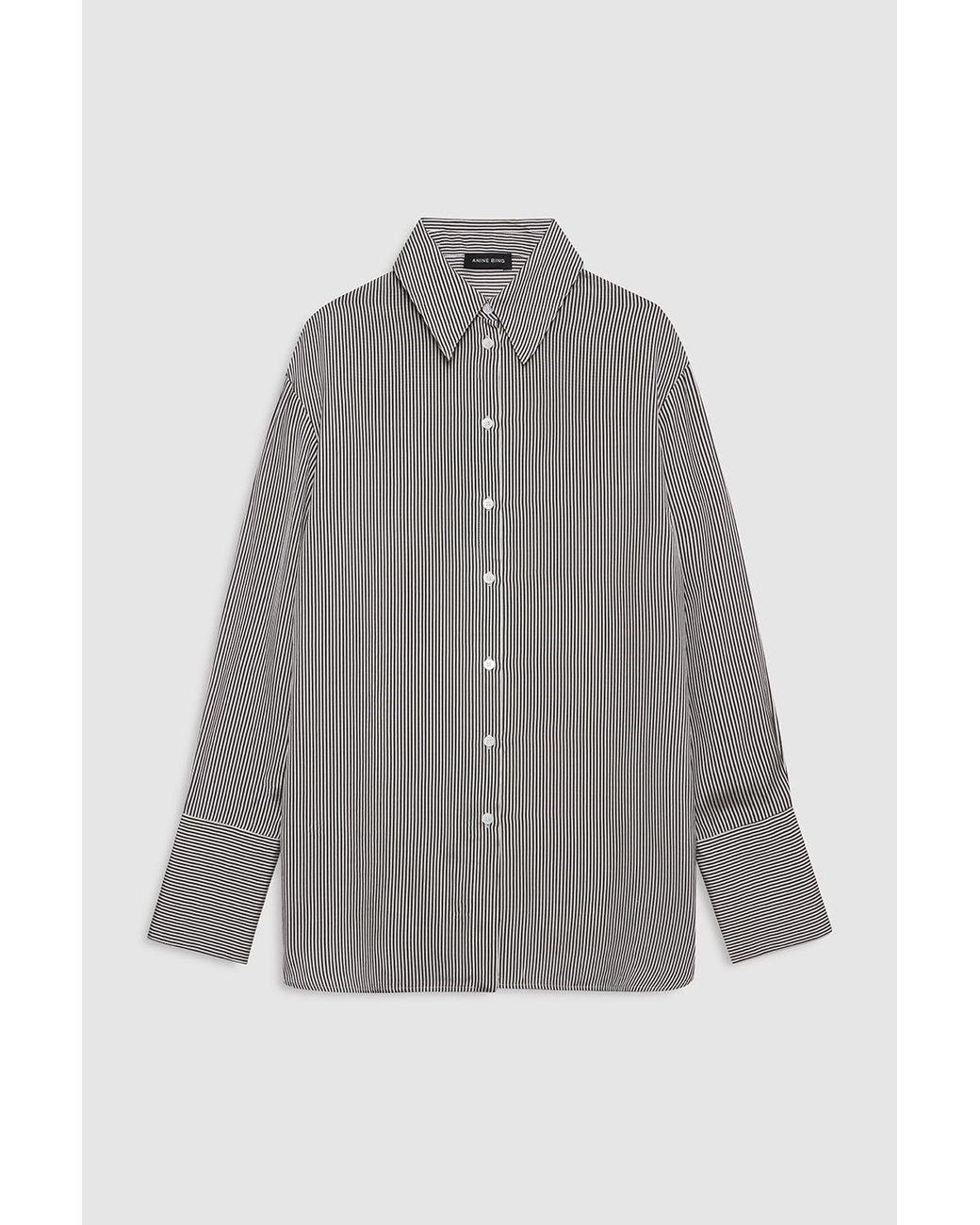 Anine Bing Blue Bridget Shirt
