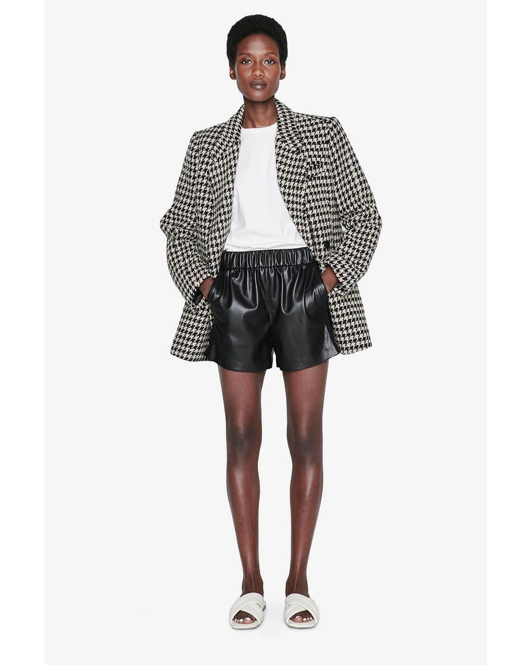 Anine Bing Black Sofia Short