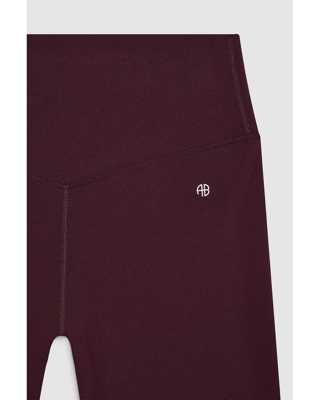 Anine Bing Red Blake Biker Short
