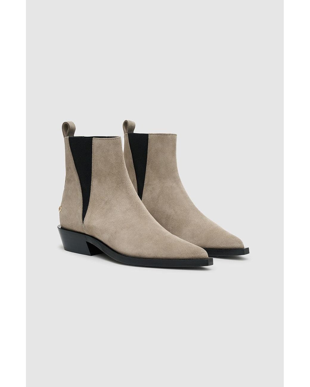 Anine Bing White Bekah Flat Boots