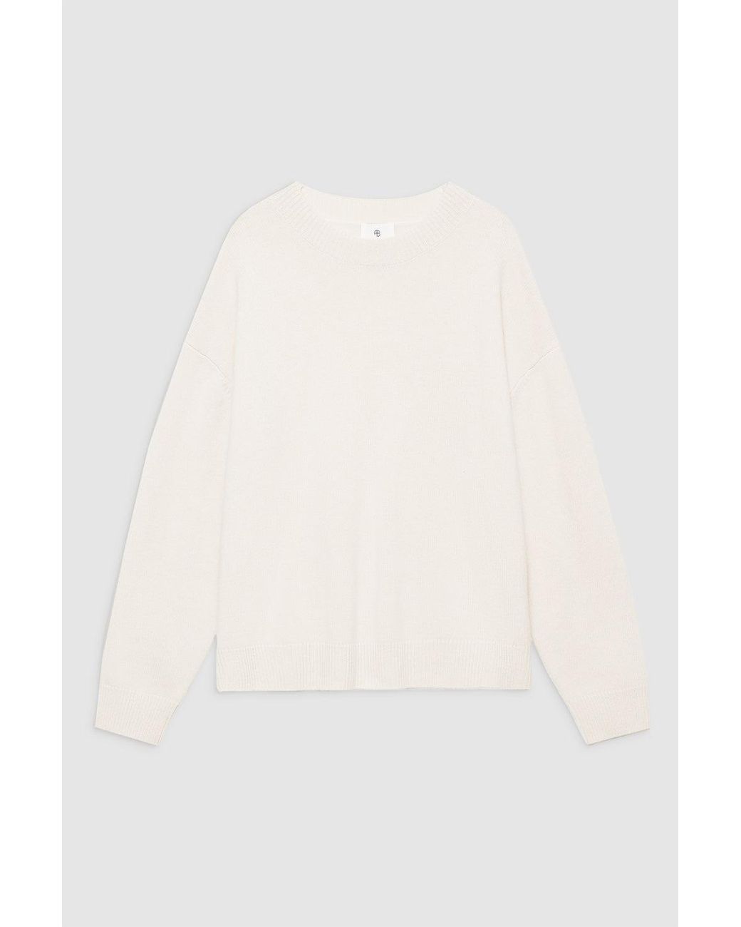 Anine Bing Blue Lee Crew Sweater
