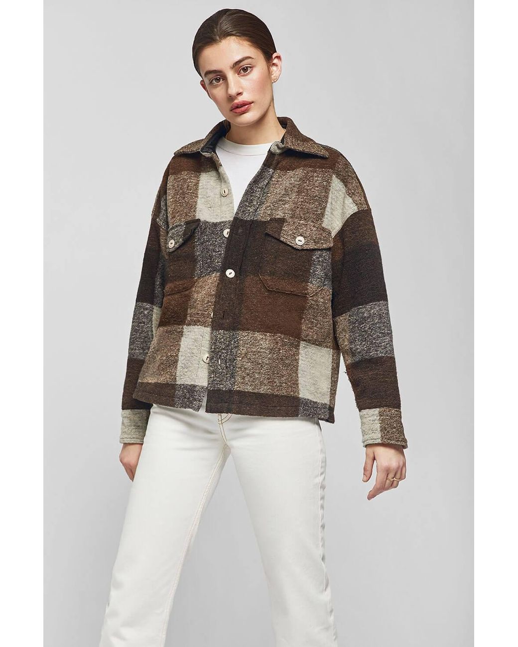 Bobbi flannel jacket anine bing hotsell