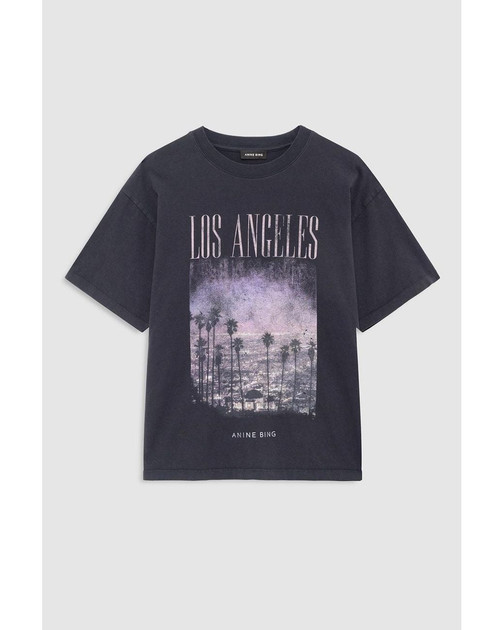 Anine Bing Blue Cade Tee Los Angeles