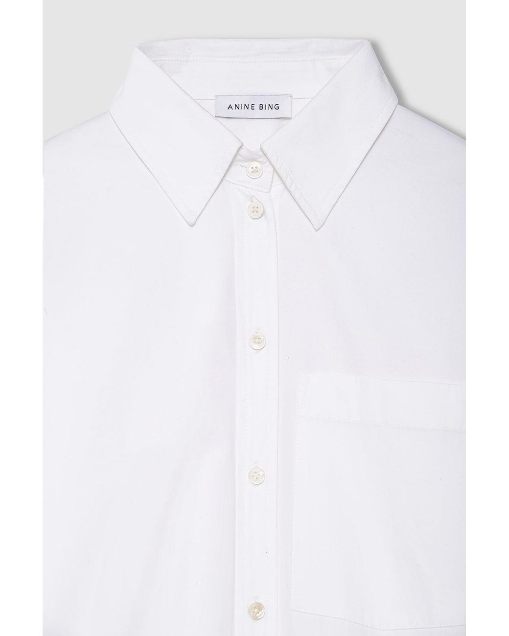 Anine Bing Blue Scott Shirt