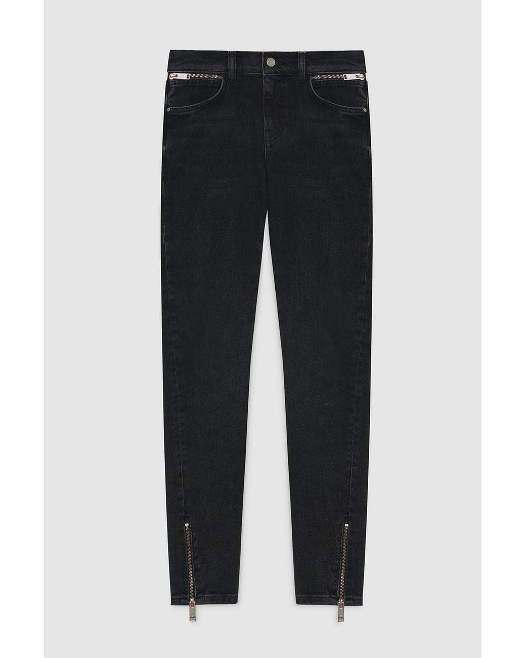 Anine Bing White Jax Jean