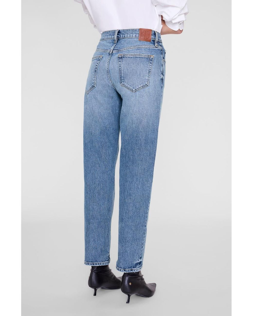 Anine Bing Blue Kate Jean Stretch 29"