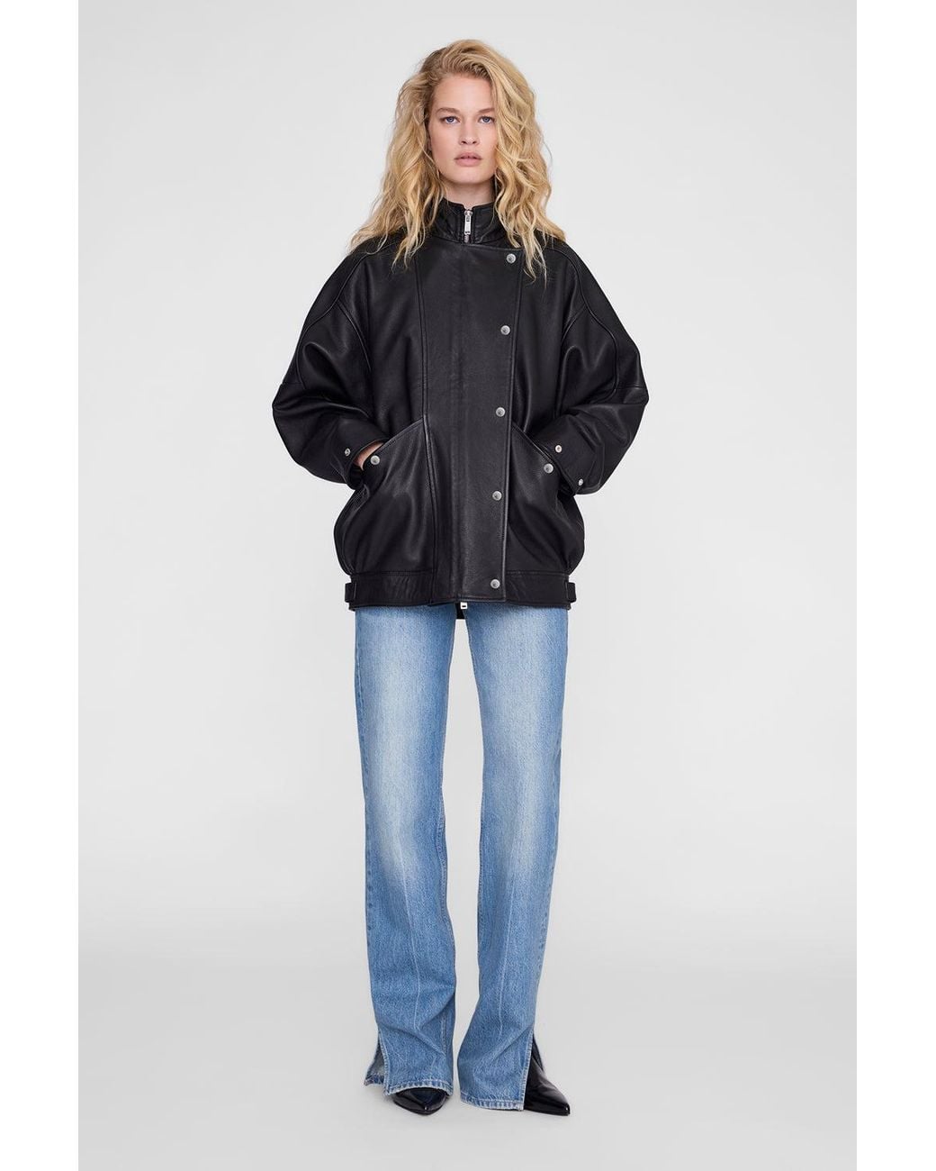Anine Bing Blue Sandy Jacket