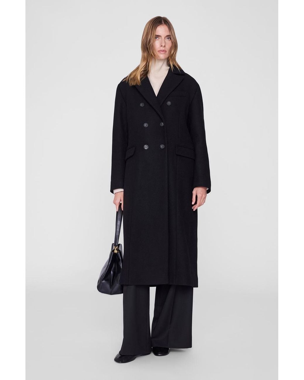 Anine Bing Blue Sali Maxi Coat