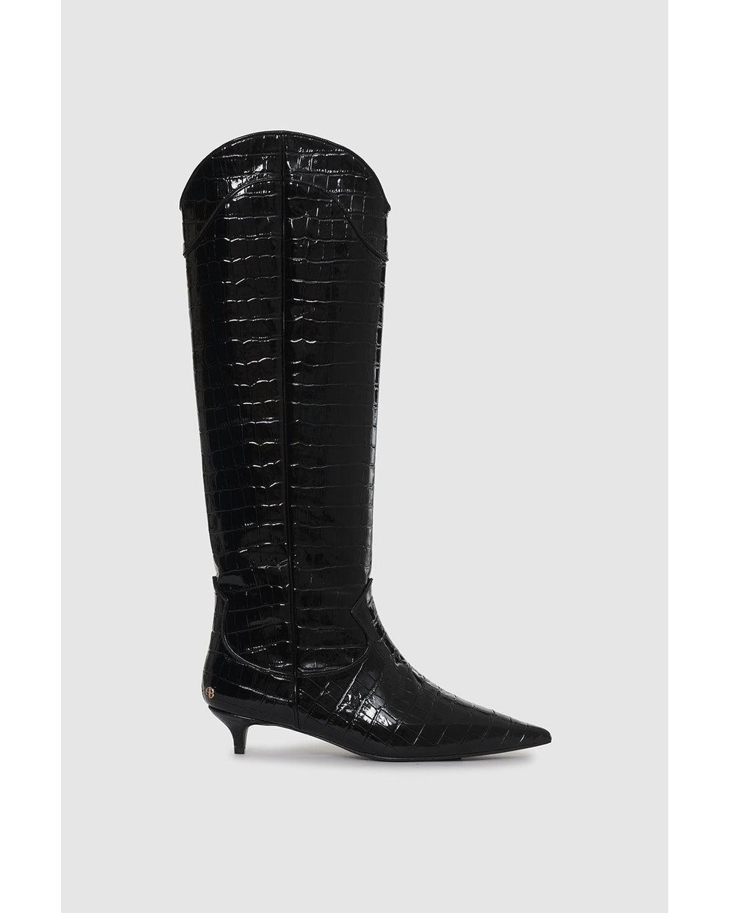 Anine Bing Black Tall Rae Boots