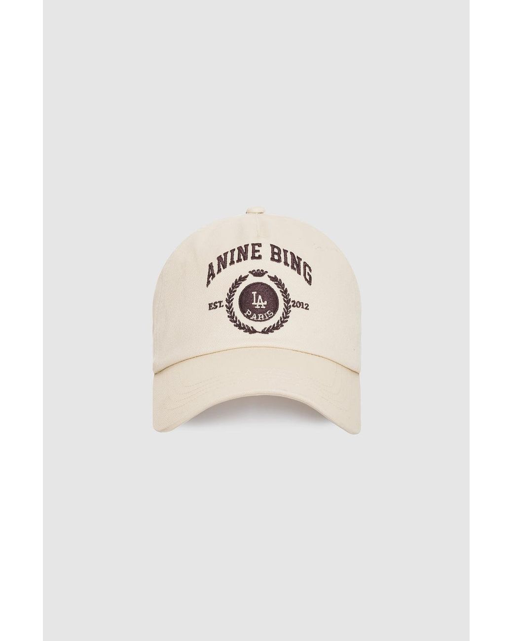 Anine Bing White Jeremy Baseball Cap Collegiate