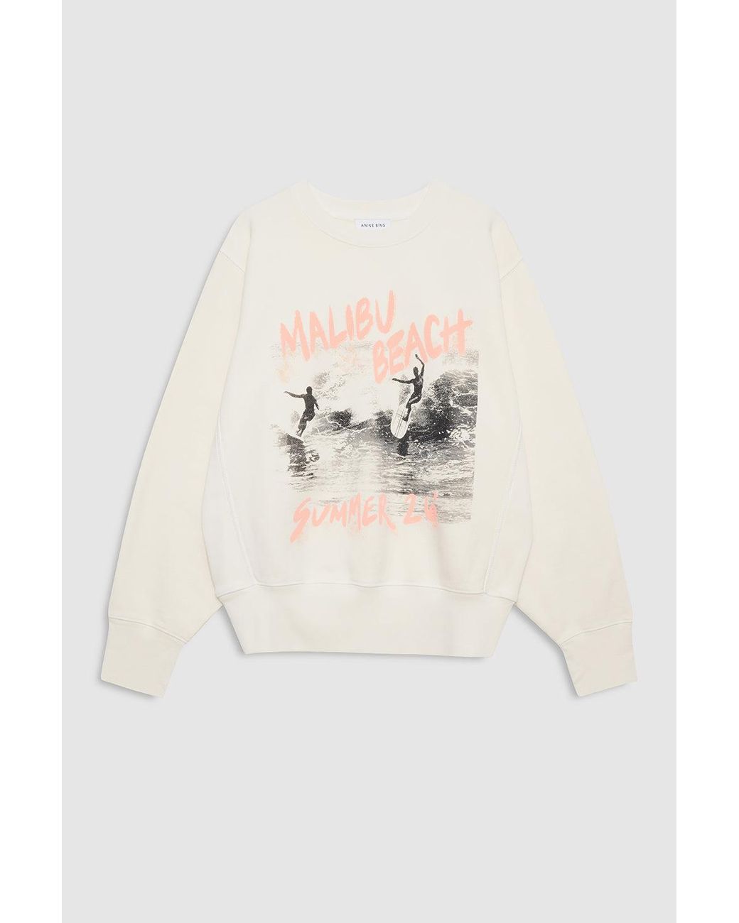 Anine Bing Blue Harry Shrunken Surfer Sweatshirt