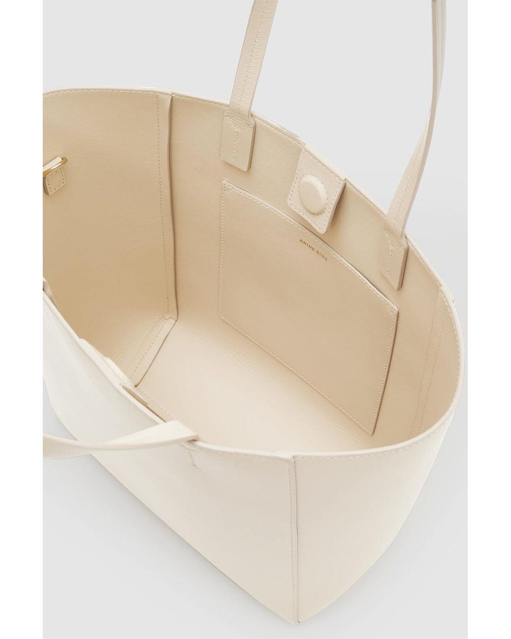 Anine Bing Natural Small Elly Tote