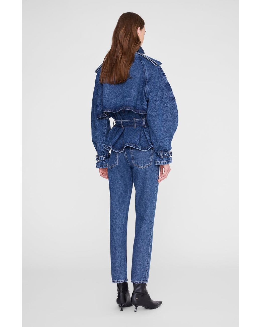 Anine Bing Blue Pascale Trench