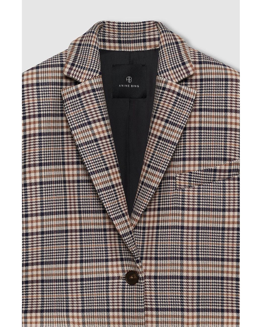 Anine Bing Blue Quinn Blazer