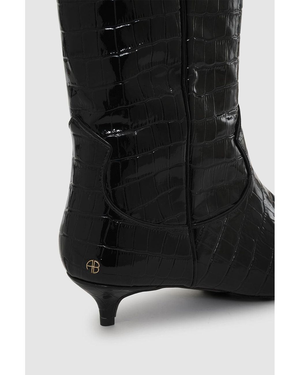 Anine Bing Black Tall Rae Boots