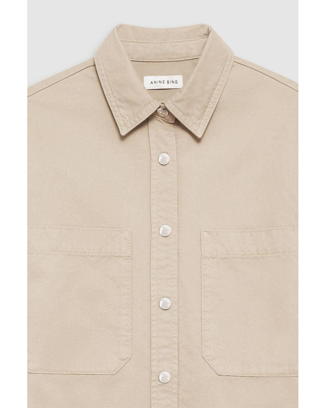 Anine Bing Natural Dante Shirt